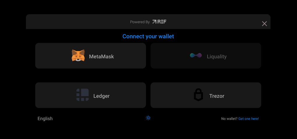 Connect your wallet